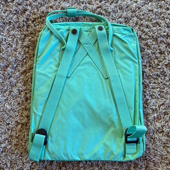 NWT Fjallraven Apple Mint Green Classic Kanken Unisex Convertible Backpack - Picture 2 of 10